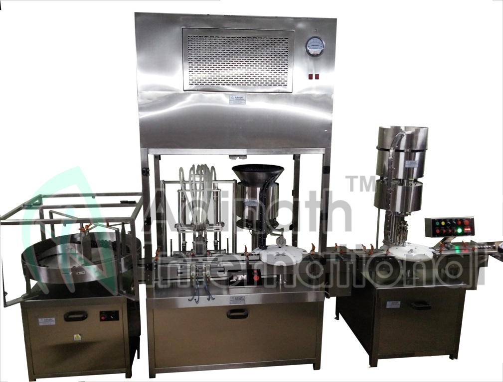 Vial Filling and Cap Sealing Machine